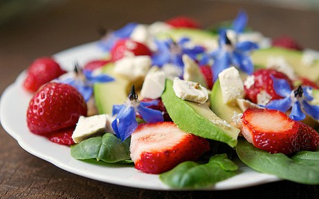 Strawberry Tofu Salad